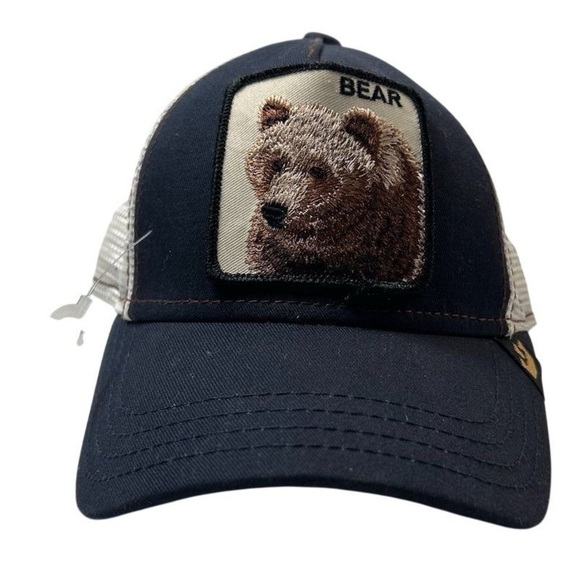 Goorin Bros Black Bear Trucker Hat Adjustable Casual Cap Children’s SOLD OUT - Picture 1 of 16